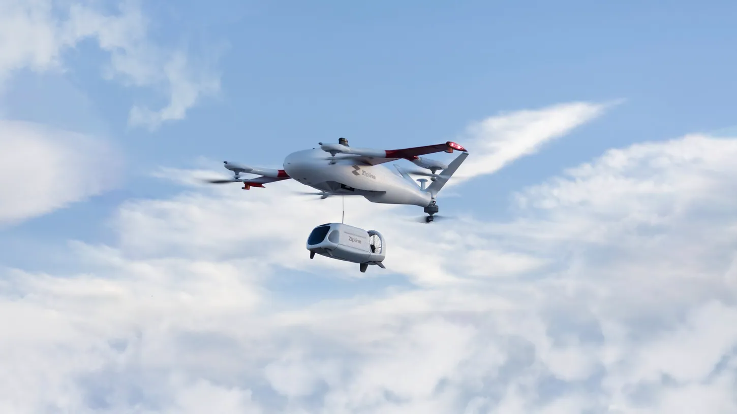 Zipline announces 68% less noise exposure per flight, based on internal model